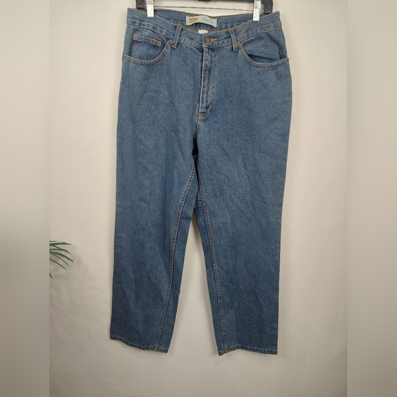 Route 66 Men's Classic Blue Denim Jeans, Size 34x30 - Picture 1 of 3